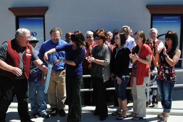 Ribbon cutting at our new location 2013.