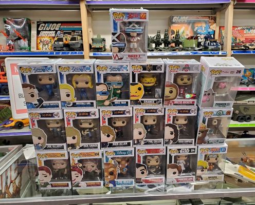 Our first batch of Funko Pops from our latest pallet have hit the floor. Come on by and see all our latest inventory.