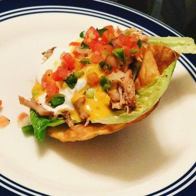 Chicken tostada