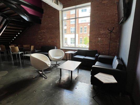 Lounge area under the Mezzanine