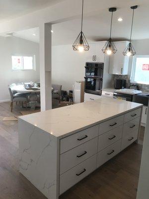 New kitchen island