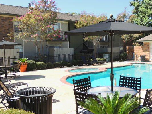 Greenacres Village apartments, pool area