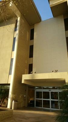 Front entrance on Lomita Blvd.