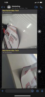 This are the photos I received from my disgruntled clients after they attempted to use the magnets.