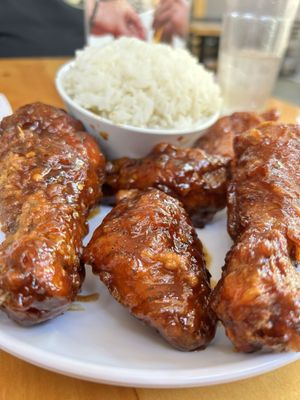 Korean bbq chicken and rice