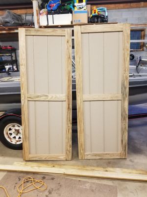 New storage doors built and installed