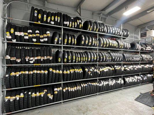 Motorcycle Tire & Oil has the largest motorcycle tire selection in Central Oregon