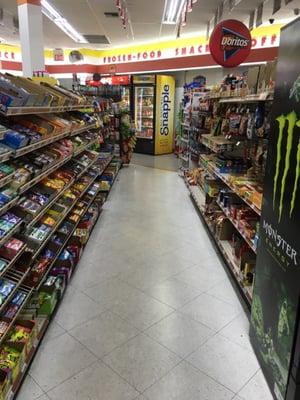 24 hour convenient for munchies, gas, wine, etc