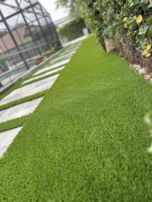 Pavers & artificial turf