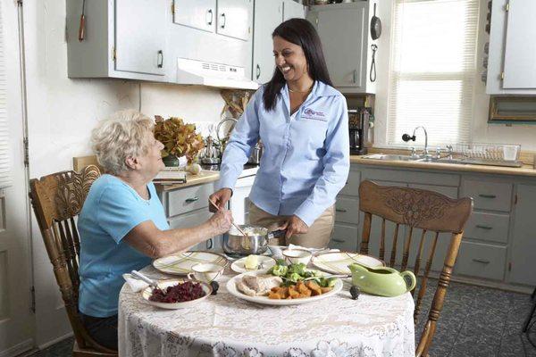 At Comfort Keepers, we understand that keeping a healthy lifestyle goes beyond exercise and dieting... with socialization and friendship!