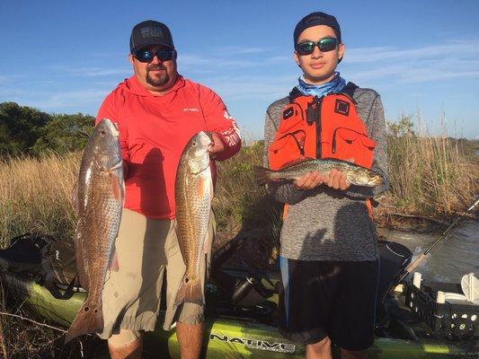 Great day out with destin kayak fishing charters