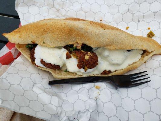 Falafel sandwich