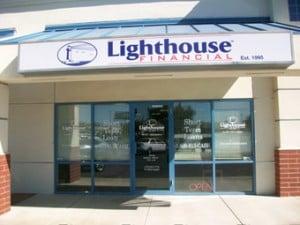 Get a car title loan from Lighthouse Financial located behind the Chevron Car Wash.