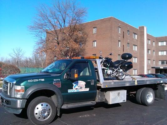 Motorcycle towing pittsburgh