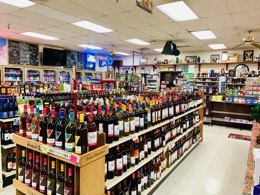 Wide selection of Cabernet Sauvignon, Chardonnay, Merlot, Moscato, Riesling, Rosé, and more!