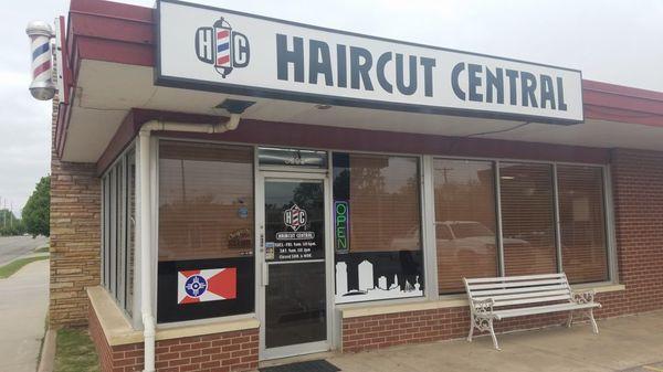 Entrance of Haircut Central 3308 W Central Ave. Wichita Ks 67203. Our Barber Shop