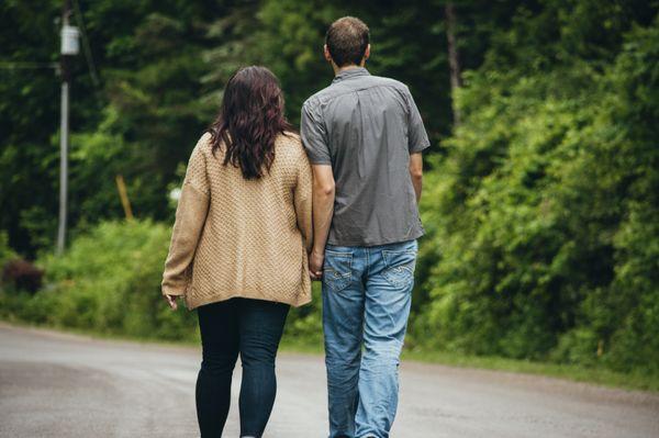 Engagement Moving Portrait Session