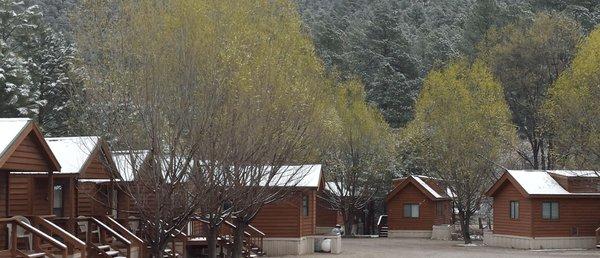 Cabins at Rainbow Lake Cabin and RV in Ruidoso, NM