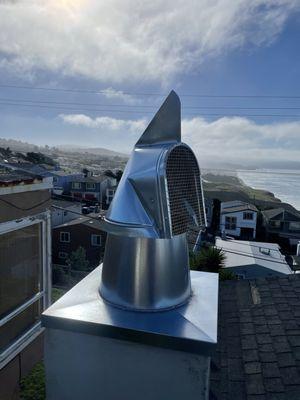 Wind Directional Chimney Cap