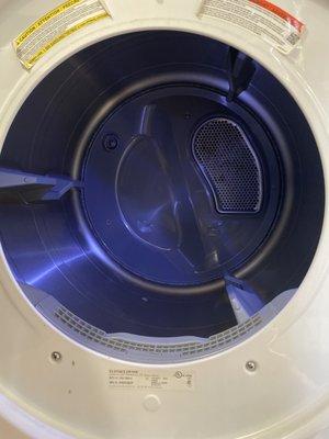 Inside of dryer