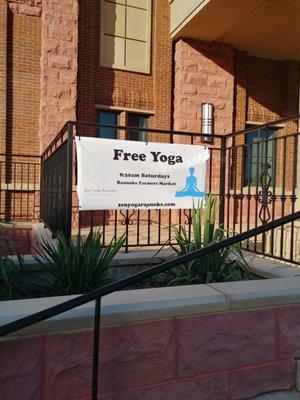 Weekly Yoga Classes at the Roanoke Farmers Market