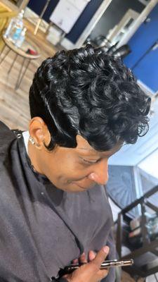 Quick weave for clients suffering from alopecia