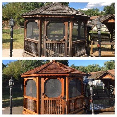 Back yard gazebo