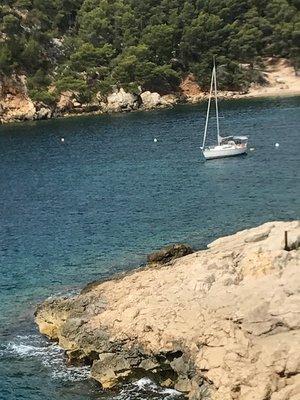 The calanques of the Mediterranean, south of France.