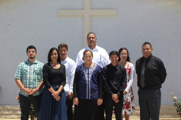 Before covid. Baptism group pic