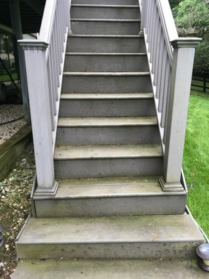 Concrete steps power washing NY