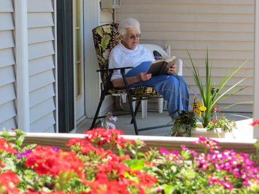 All of our apartments feature private patios or balconies.