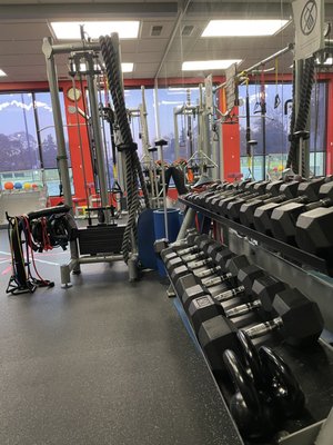 Equipment and dumbbells