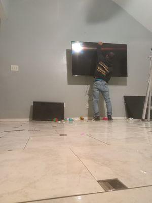 https://www.facebook.com/atlantahomeinstallations For all your TV mounting needs. We can mount any size tv for you