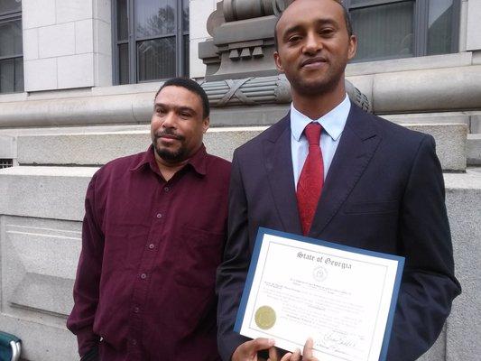 Supporting our clients is Job 1. Meet David Berhanu Legal Services. I am so proud!