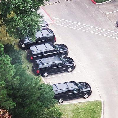 Secret Service outside our office during the funeral of President George HW Bush 41 at St. Martin's Episcopal Church