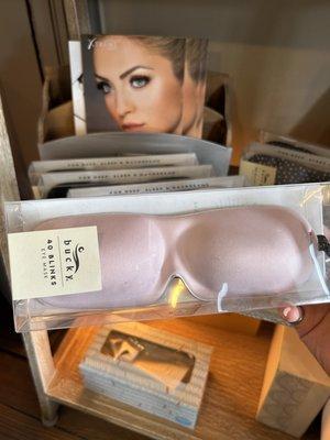 Sleeping mask to protect your lash extensions!! Sold right here at our spa:)