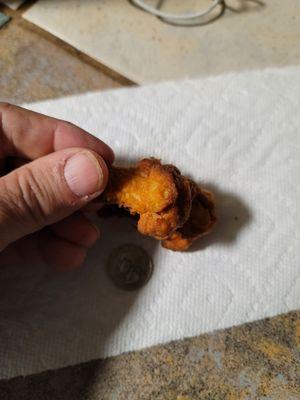 Tiniest chicken wings ever.