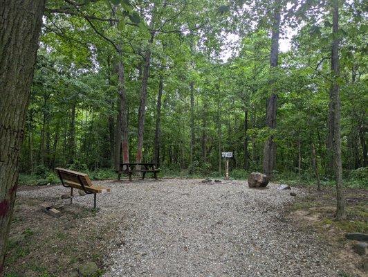 Hoosier Hill, the highest point in Indiana