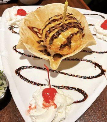 Fried ice cream