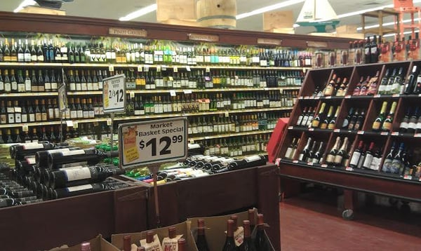 Beer and wine aisle