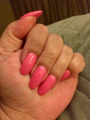 Gel polish mani on natural nails