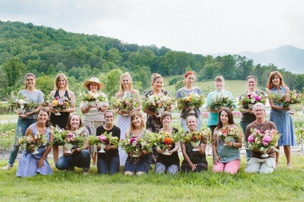 'Evening on the Flower Farm' workshop