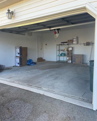 Garage is clear!