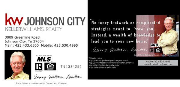 Larry Helton, Keller Williams Realty