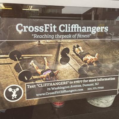 Text "cliffhangers" to 27677 for more information on joining CrossFit Cliffhangers!