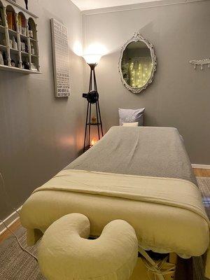 Massage Therapy treatment room