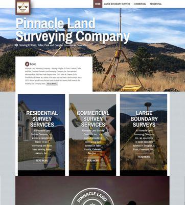 Land Surveyor Website