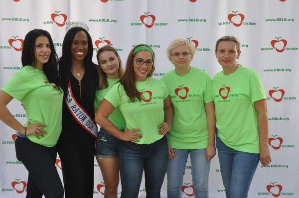 Founder, Debra Tendrich, with a group of volunteers.