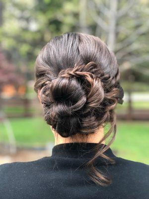 Bride hair for wedding