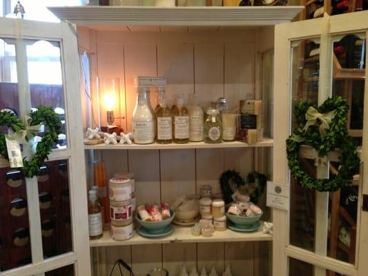 Favorite products by Barr & Co! Just stocked up on a fresh bottle. Be sure to try the candle! Great assortment of Thymes too